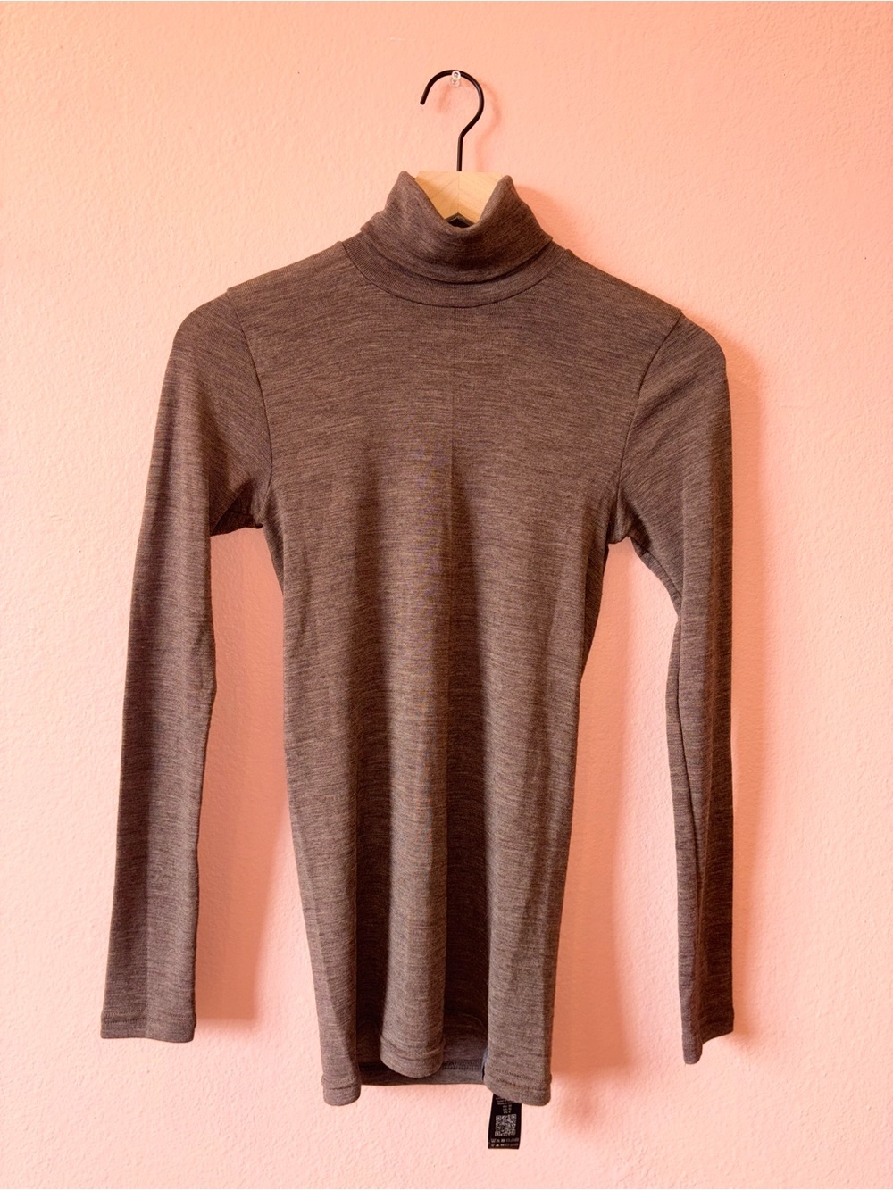 Dilling 100% Wool Turtleneck Baselayer Size 6